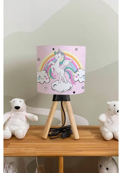Sihirli Unicorn Çocuk Odası Abajur