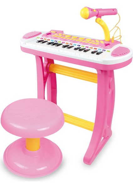 Mikrofonlu 24 Tuşlu Mp3 Çalar Mini Piyano