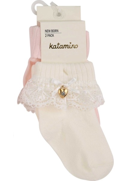 Katamino Amy 2'li Aks. Bebek Soket K44024 Asorti modelleri