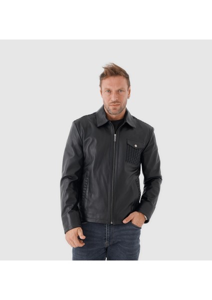 Erkek Deri Mont [810055]