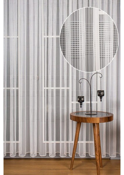 Lüks Pötikare Zincir Desenli Çizgili Gramajlı Ütü Istemez Kırışmaz Sık Pile (En x Boy) fırsatları