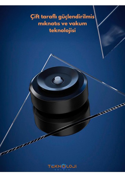 Vakumlu Mıknatıslı Araç Spor Ev Çok Kullanımlı Şarjlı Telefon Tutucu Çifttaraf Adsorpsiyon Teknoloji fırsatları