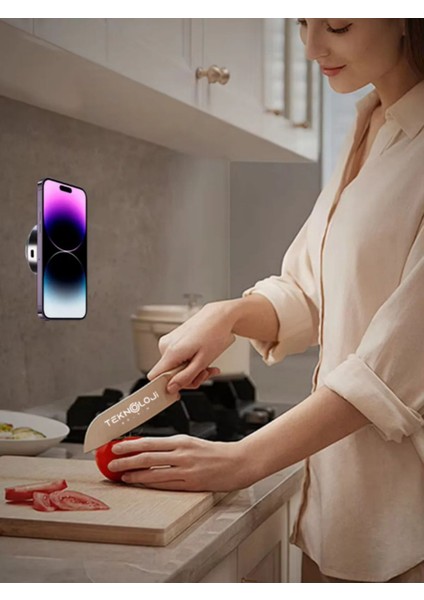 Vakumlu Mıknatıslı Araç Spor Ev Çok Kullanımlı Şarjlı Telefon Tutucu Çifttaraf Adsorpsiyon Teknoloji indirimleri