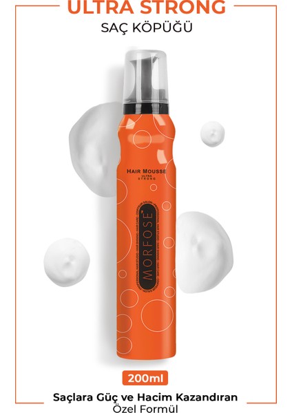 Ultra Strong Saç Köpüğü 200 ml
