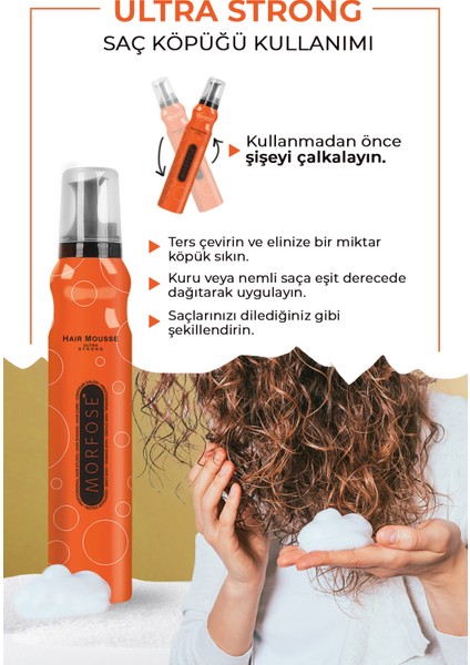 Ultra Strong Saç Köpüğü 200 ml modelleri