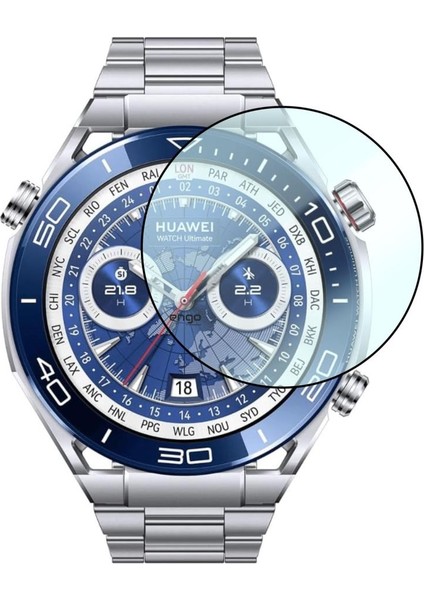 Huawei Watch Ultimate Ekran Koruyucu Flexible Tam Kapama Şeffaf