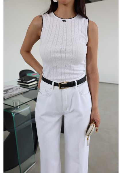 Yakası ve Kolları Biyeli Atlet fiyatları