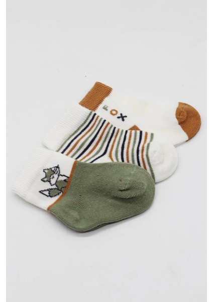 Bistyle 3'lü Penye Soket Çorap BS10109 Nil fırsatları