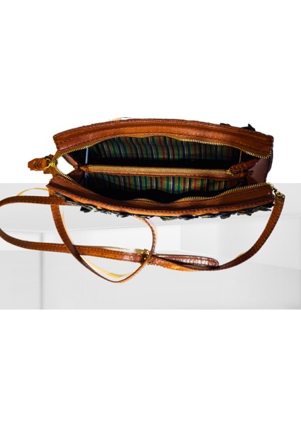 Handmade Deri Postacı Çanta (Kelebek) 20086 fırsatları