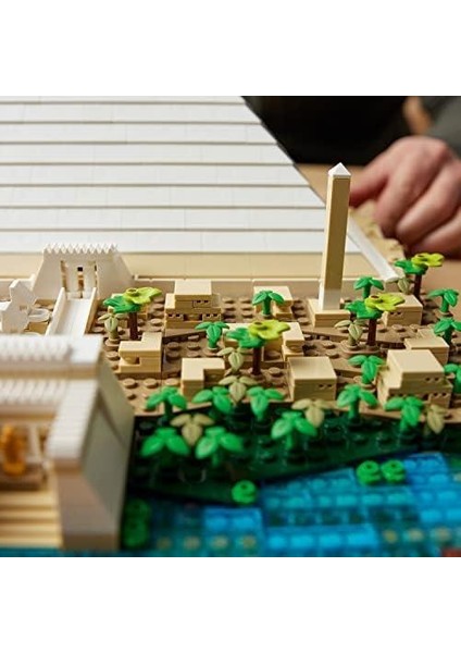Architecture Mimari Simgeler Koleksiyonu: Keops Piramidi 21058 - Yetişkinler Için Koleksiyonluk Model Yapım Seti (1476 Parça) fiyatları