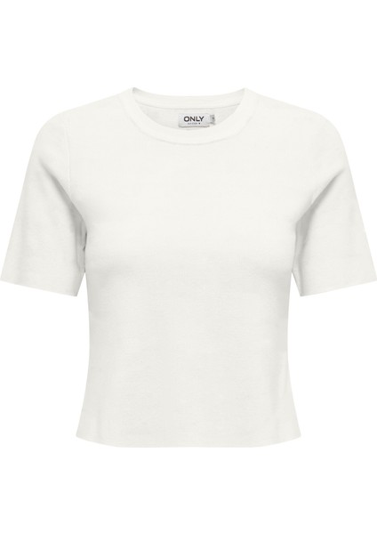 Onlfıe 2/4 Pullover Nca Knt Kadın Beyaz Kazak - O15344307