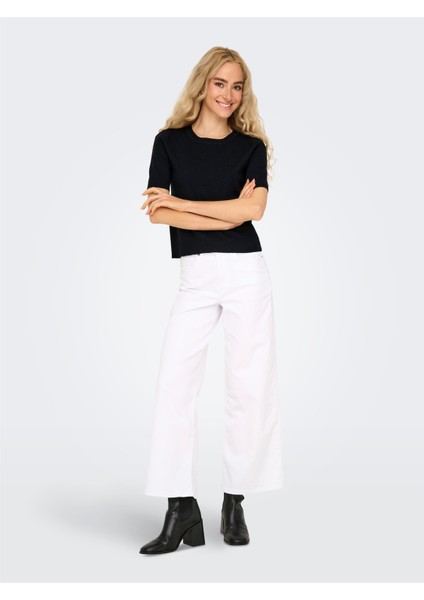 Only Onlfıe 2/4 Pullover Nca Knt Kadın Siyah Kazak - O15344307 fiyatları