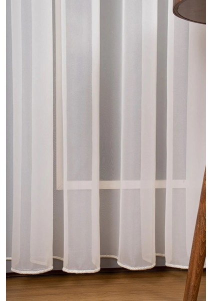 Ipek Krep Düz Sade Şık Tül Perde Sık Pile