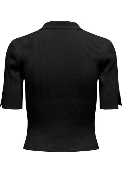 Only Onlelectra Lıfe Ss Polo Neck Knt Kadın Siyah Kazak - O15341689 fiyatları