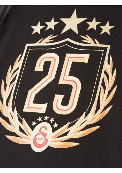 Lisanslı 2025 Şampiyonluk Özel Siyah Çocuk T-Shirt Hediye Icardi Ahşap Kutulu