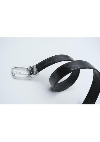 Döner Tokalı Çift Taraflı Hakiki Dana Derisi Erkek Kemer indirimleri