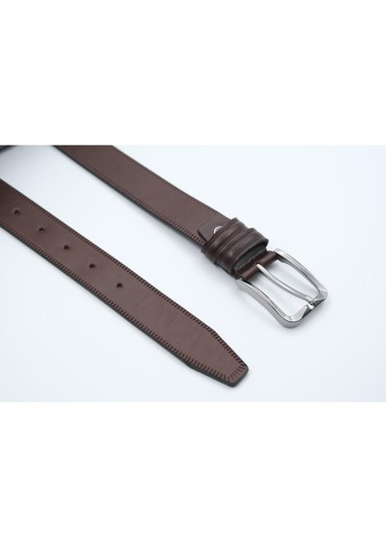 Kenarları Çizgi Baskılı Hakiki Dana Derisi Erkek Kemer modelleri