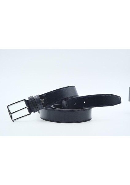 Kenarları Çizgi Baskılı Hakiki Dana Derisi Erkek Kemer fiyatları