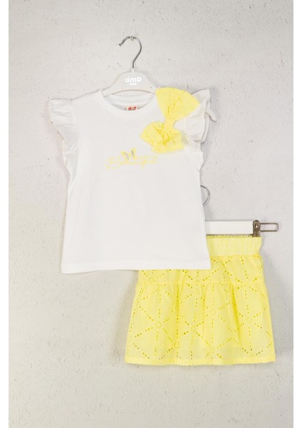 Dmb Kız Çocuk Fiyonklu Takım DMB-0486