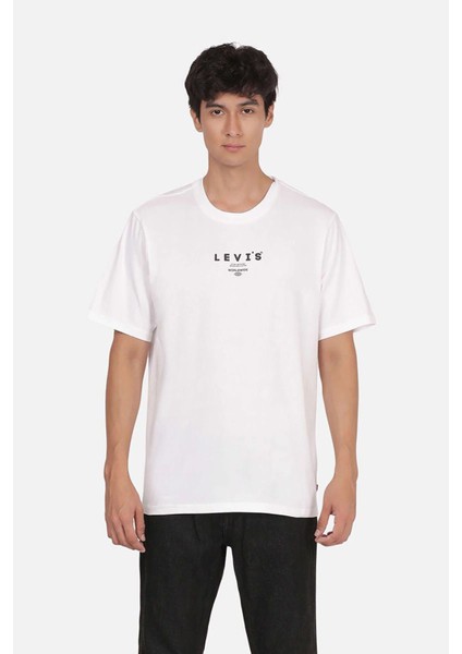 Levis Bisiklet Yaka Regular Fit Beyaz Erkek T-Shirt A2082-0154
