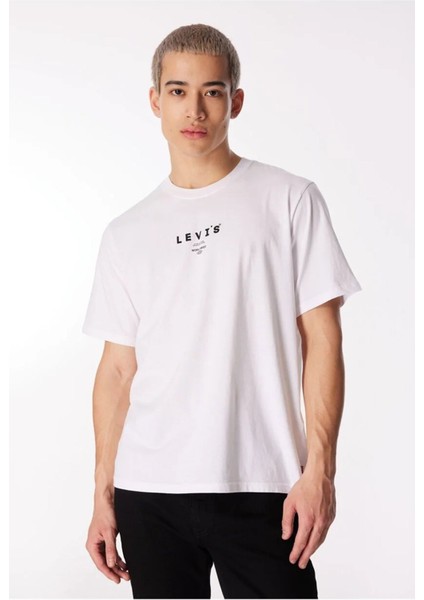 Levis Bisiklet Yaka Regular Fit Beyaz Erkek T-Shirt A2082-0154