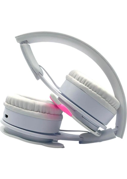 Hello Kitty Kablosuz Bluetooth Katlanabilir Kulaküstü Kulaklık