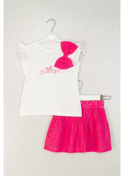 Dmb Kız Çocuk Fiyonklu Takım DMB-0486