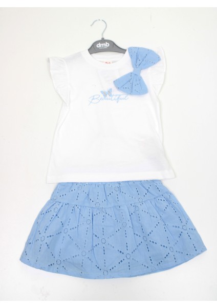 Dmb Kız Çocuk Fiyonklu Takım DMB-0486