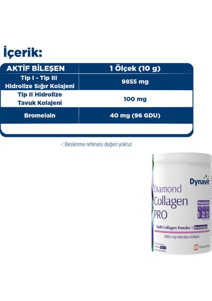 Diamond Collagen PRO Multi Collagen Powder&Bromelain 300g X 2