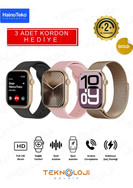 Sq-17 Mini Akıllı Saat 3 Kordonlu 38 mm Watch 10 Series Mini Sesli Görüşme Chatgpt