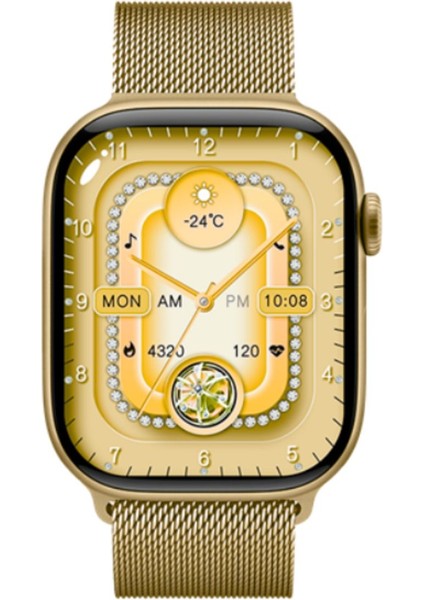 Sq-17 Mini Akıllı Saat 3 Kordonlu 38 mm Watch 10 Series Mini Sesli Görüşme Chatgpt modelleri