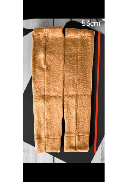 Uzun Dizlik Yün Dizlik Bileklik Kolluk Deve Tüyü Yün Dizlik Dızlık