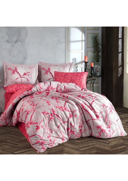 Jasmin Çift Kişilik 300TC Tencel Saten Nevresim Takımı
