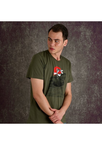 Fish Erkek Baskılı T-Shirt fırsatları