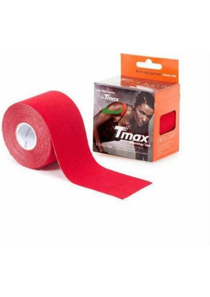 Kinesio Tape Bandı 5 cm x 5 Metre Kırmızı Renk