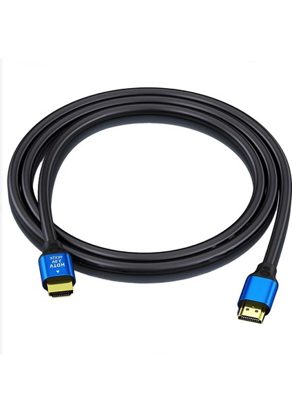Hdtv Premium 4K Yüksek Hızlı Hdtv Kablosu High Speed Hdtv Kablo 4K UHD HDMI Kablo Hdtv 2.0 Standart Iletim Notebook Tv Projektör Gamebox ile Uyumlu (10 Metre)