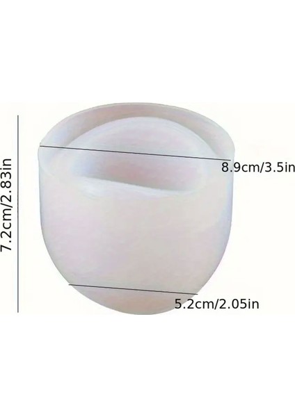 Silikon Kalıp Beton Çiçek Saksıları Sukulent Saksılar ve Mumluk Kalıbı