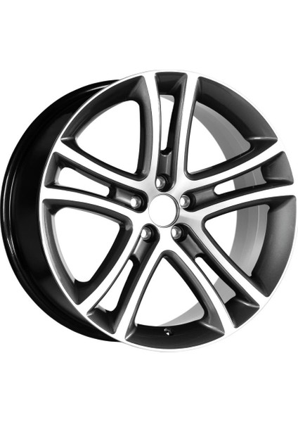 -S1035-04 7.5X17" -5X112 ET35 73.1 Gun Metal Diamond Jant (4 Adet)