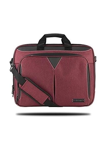 Taranto VP3005 15.6,inch, Su Geçirmez Kumaş, Laptop,notebook El Çantası-Bordo