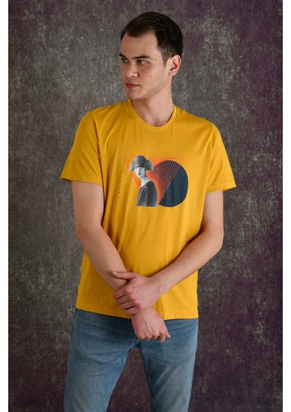 Staring Woman Erkek Baskılı T-Shirt modelleri