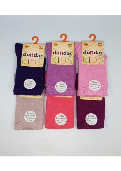 Plus Kız Çocuk Modal 6'lı Soket Çorap