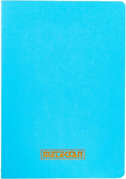 Notes 17X24 cm Karton Kapaklı Iplik Dikişli Defter, 32 Yaprak, Düz, Mavi