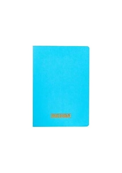 Notes 17X24 cm Karton Kapaklı Iplik Dikişli Defter, 32 Yaprak, Düz, Mavi