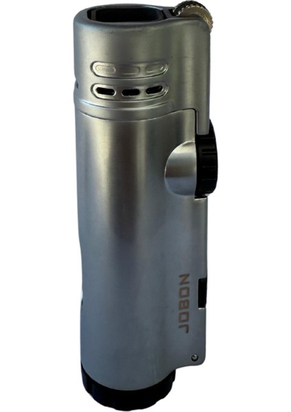 Dört Torch Pürmüz Gümüş Metal Puro Çakmağı