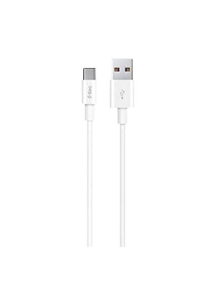 Type-C USB 2.0 5A Süper Hızlı 1m Şarj Kablosu, Beyaz