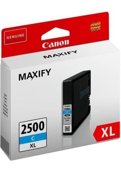 9265B001 PGI-2500XL C Orijinal Mürekkep Kartuşu, Cyan