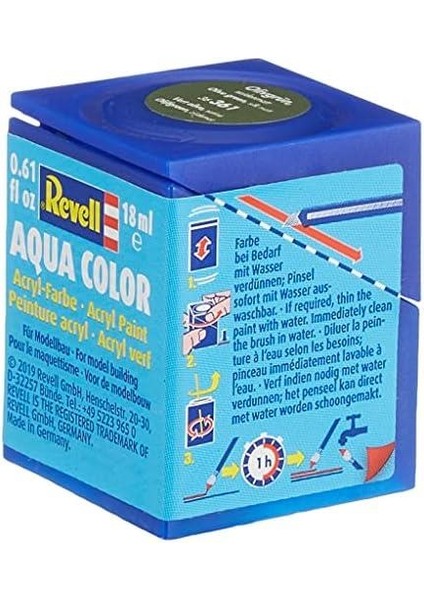 - Su Bazlı Maket Boyası Zeytin Yeşil Ipek 18 ml (36361)