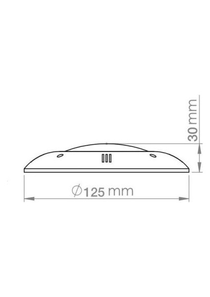 8 Watt Smd LED Mavi Mini Sıva Üstü Havuz Lambası 2 Adet