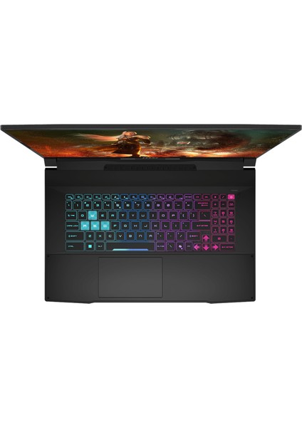 Msı Katana 17 Hx B14WFK-046XTR 14. Nesil Intel I7-14650HX 80GB Ddr5 256GB SSD 8GB/RTX5060 115W 17.3" Qhd (2560*1440), 240Hz IPS Freedos Gaming Bilg. W046XTRF21+ZETTAÇANTA