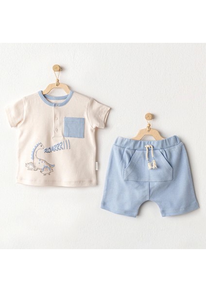 Andywawa AC25915 Dino 2'li Bebek Takım Blue